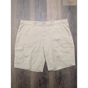 Savane Cargo Shorts 38 Mens Tan Beige Chino Cotton Outdoor Hiking Casuel Summer
